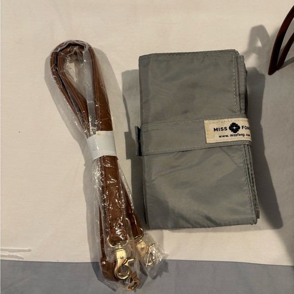 Brown Leather Miss Fong Diaper Bag/Backpack Multifunctional - Picture 9 of 10